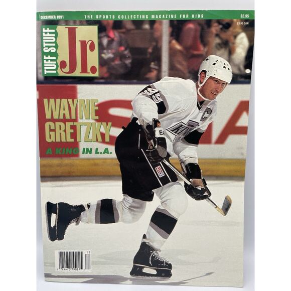 Vintage 1991 WAYNE GRETZKY Tuff Stuff Jr With Uncut Cards + Hull Poster NHL HOF - Picture 1 of 7